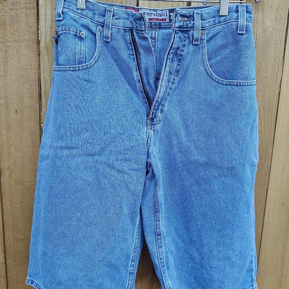 Men's Bugle Boy Vintage 80s 90s Y2K denim shorts size 29W